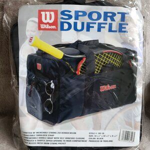(New) Wilson Sport Duffle (Black)
